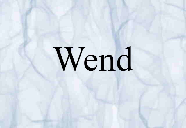 wend