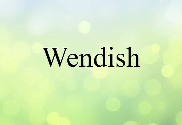 Wendish