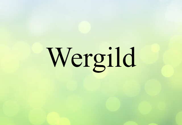 wergild