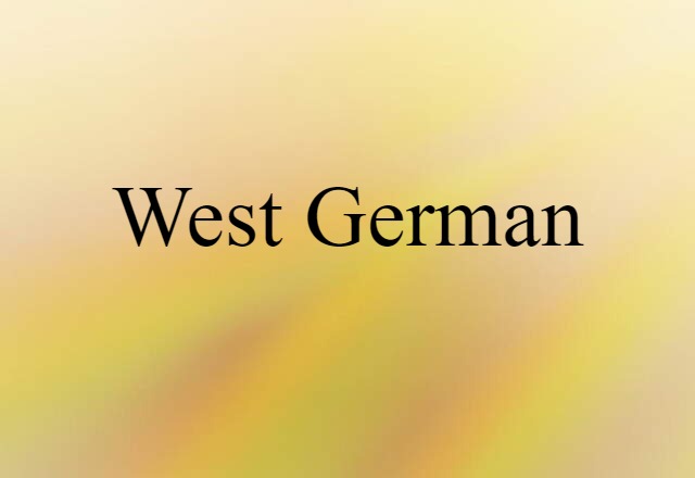 West German