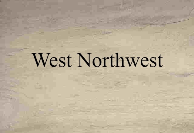 west-northwest