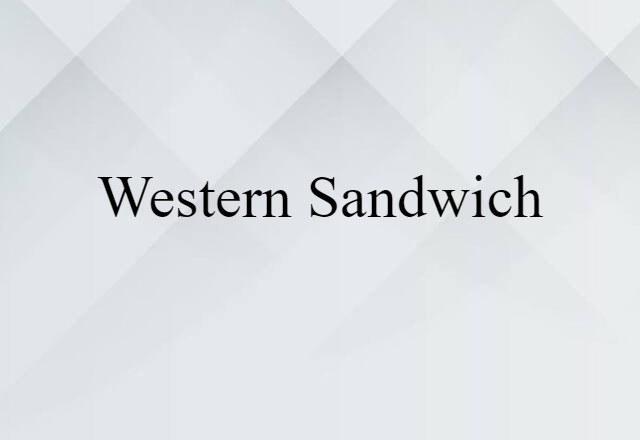 western sandwich