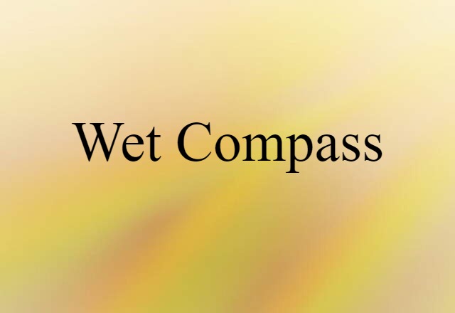 wet compass