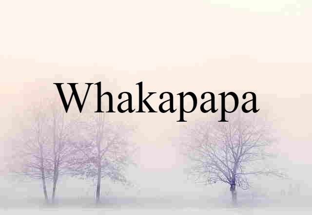 whakapapa