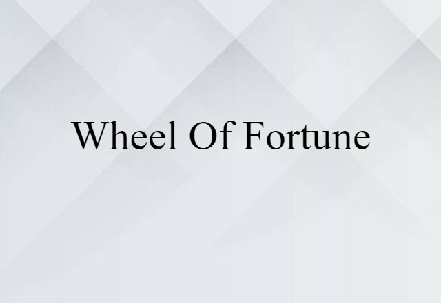 wheel of fortune