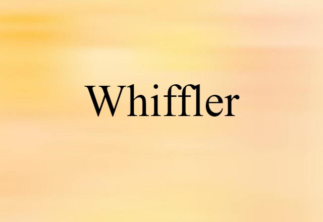 Whiffler (noun) Definition, Meaning & Examples