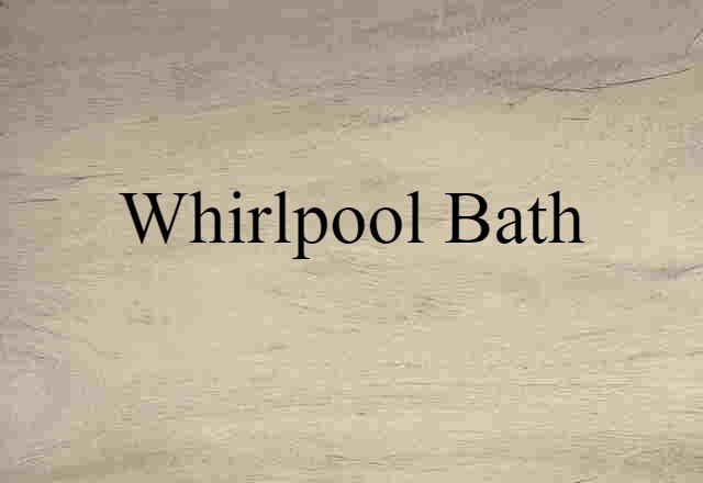 whirlpool bath