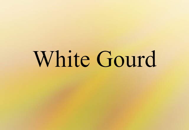 white gourd