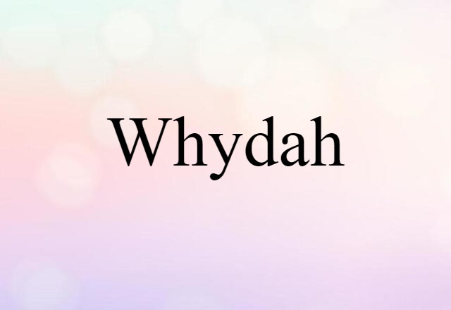 whydah