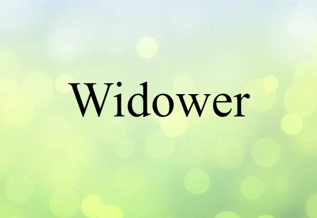 widower