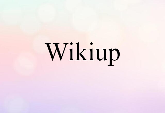 wikiup