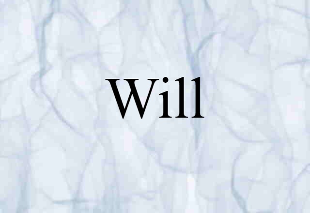 will