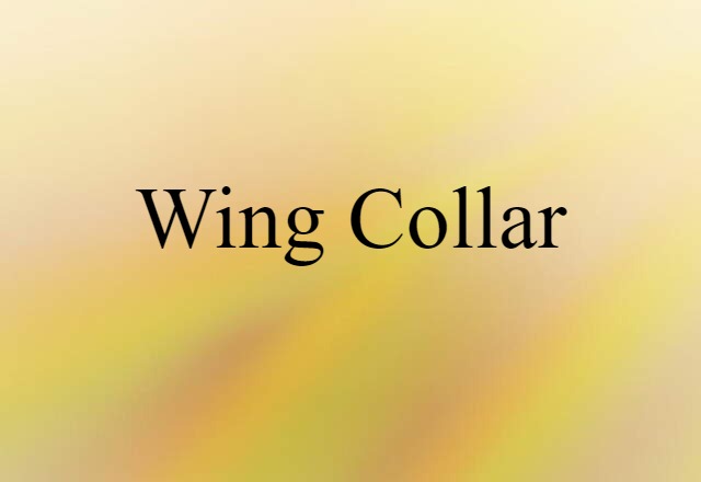 wing collar