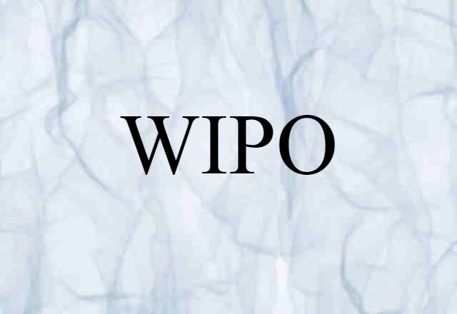 WIPO (noun) Definition, Meaning & Examples