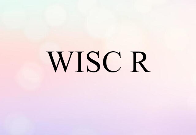 WISC R