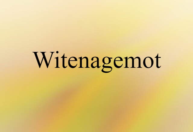 witenagemot