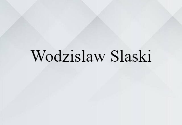 Wodzislaw Slaski