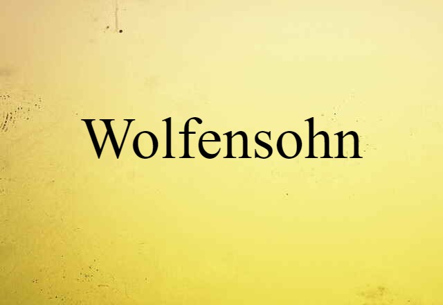 Wolfensohn