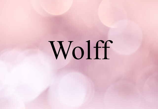 Wolff