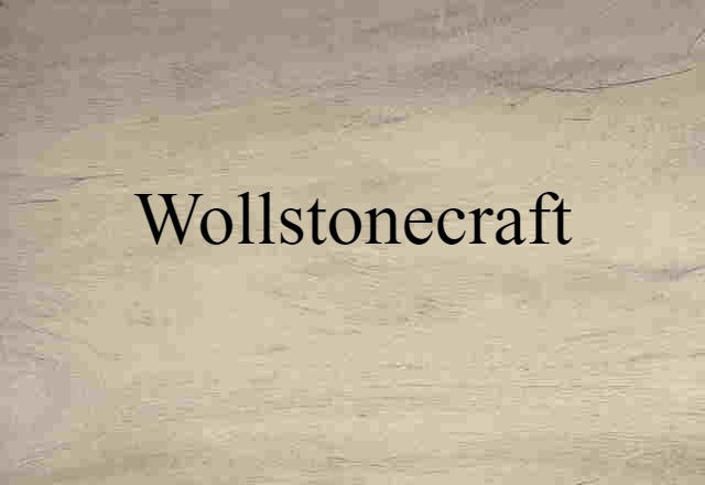 Wollstonecraft