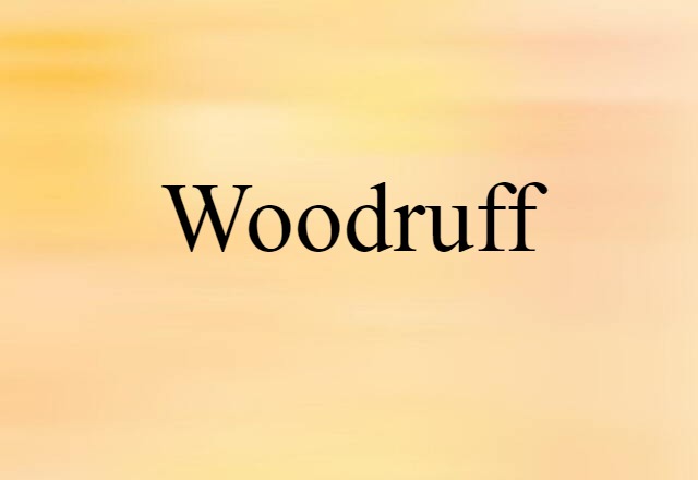 woodruff