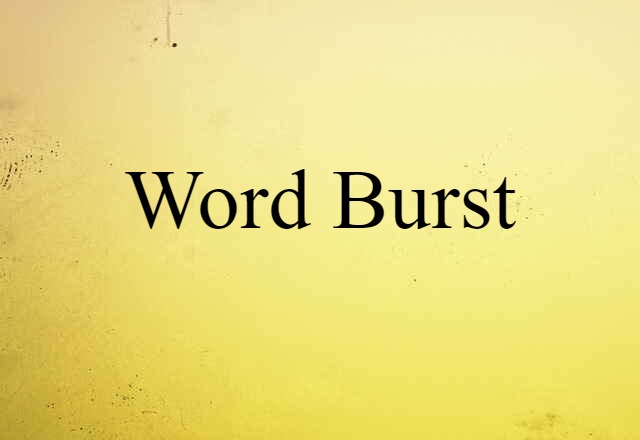 word burst