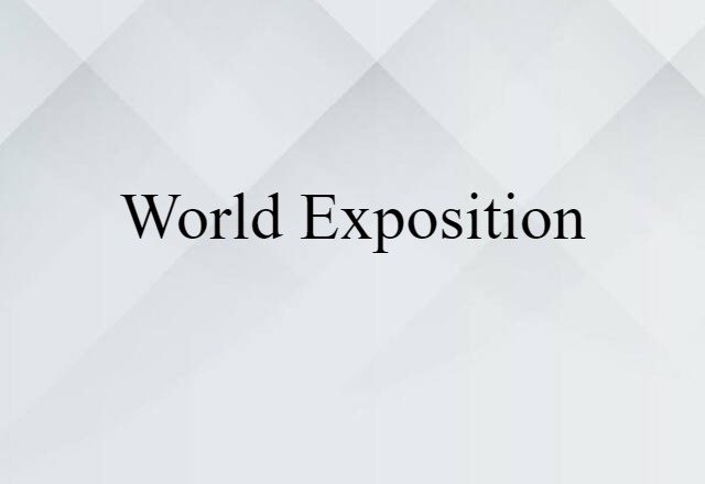 world exposition