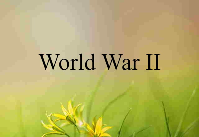 World War II