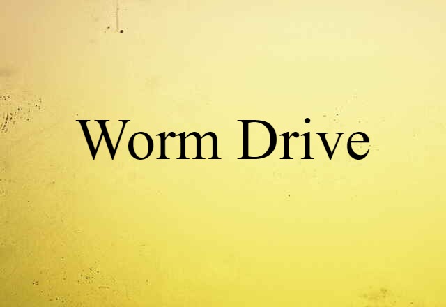 worm drive