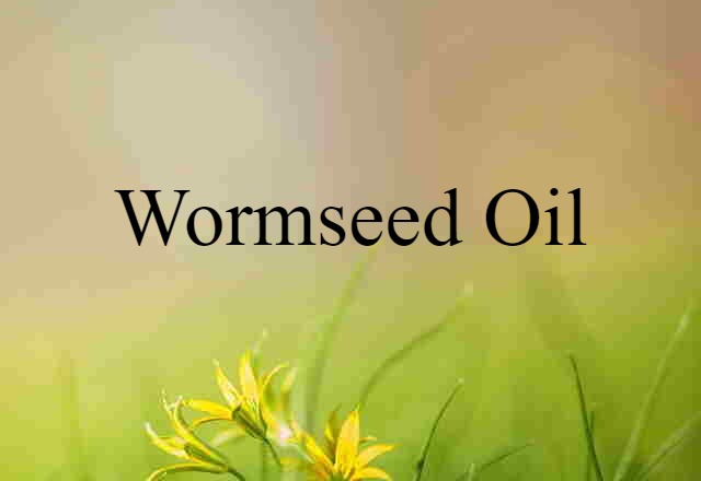 wormseed oil