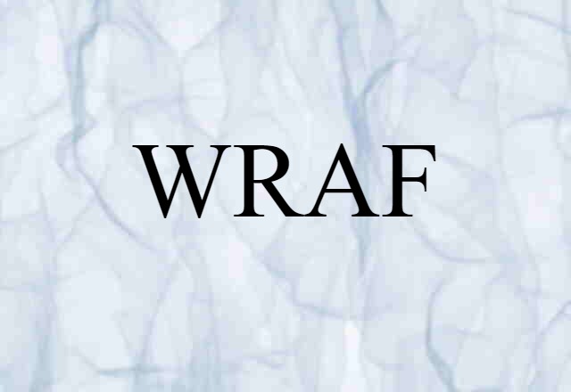 WRAF (noun) Definition, Meaning & Examples