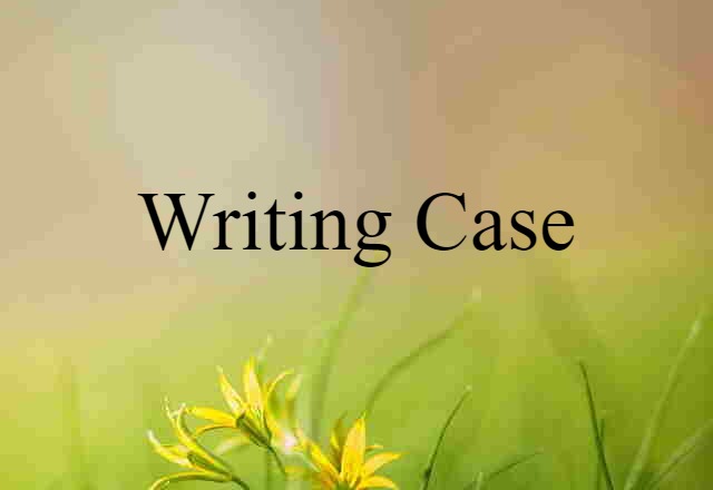 writing case