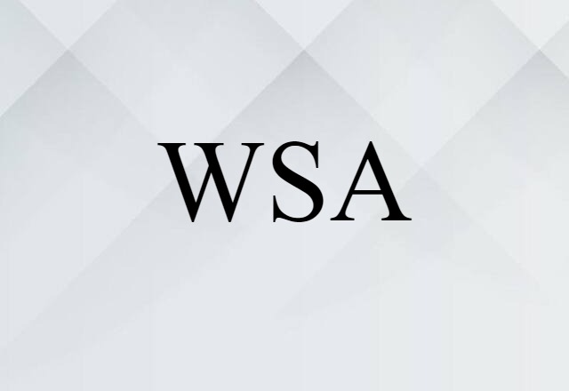 WSA