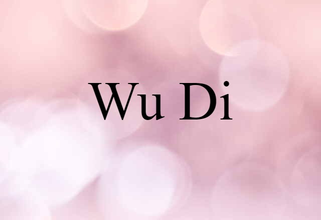 Wu Di