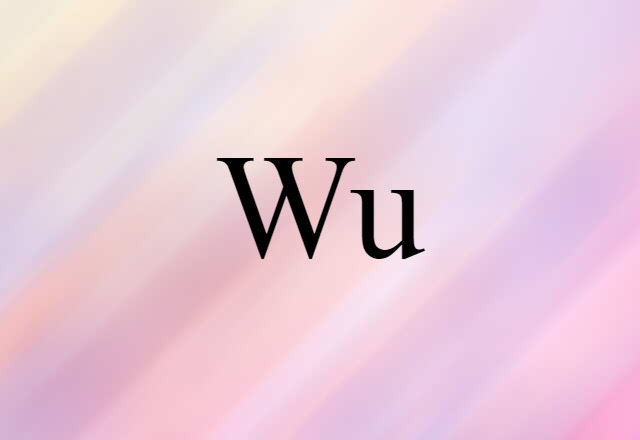 Wu