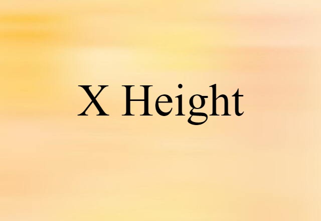 x-height