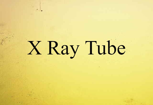 x-ray tube