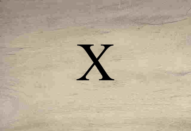 x