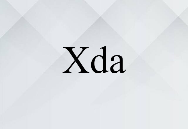 Xda