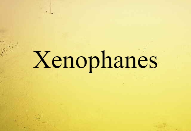 Xenophanes