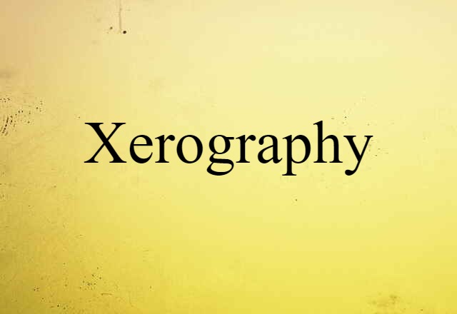 xerography