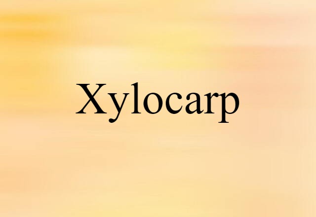 xylocarp