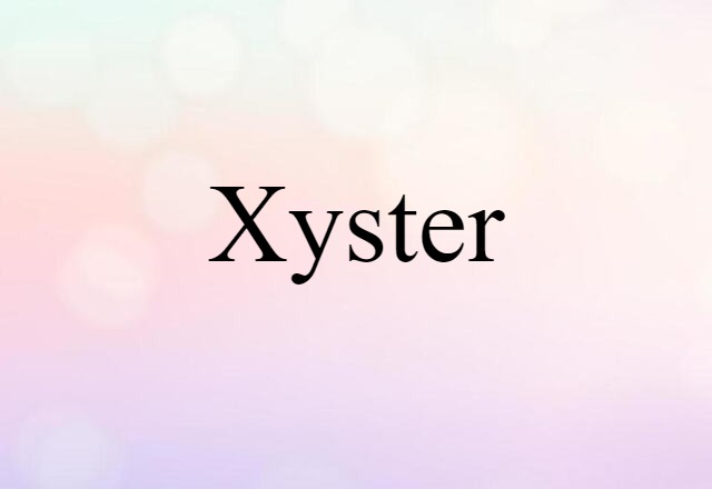 xyster