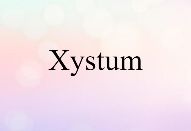 xystum