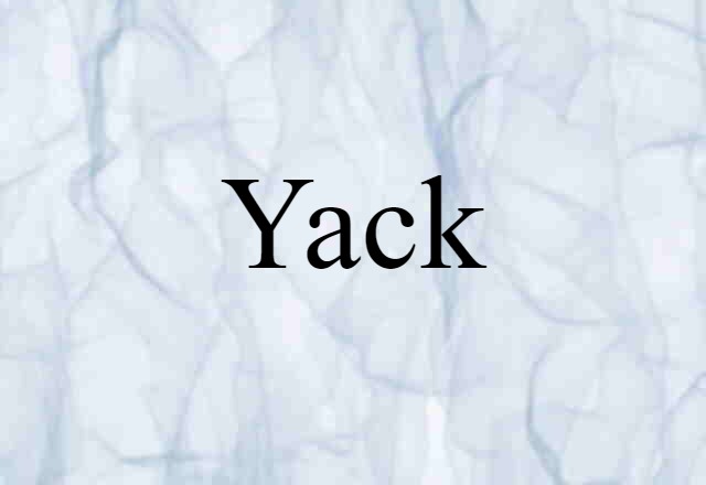 yack