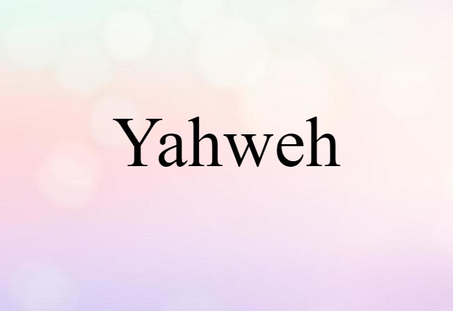 Yahweh