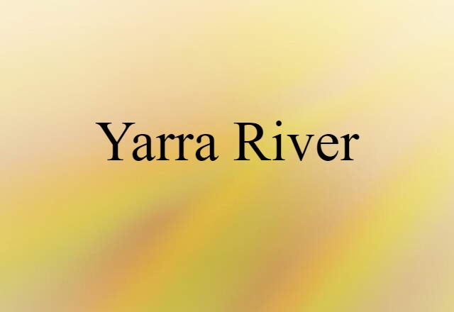 Yarra River