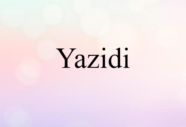 Yazidi