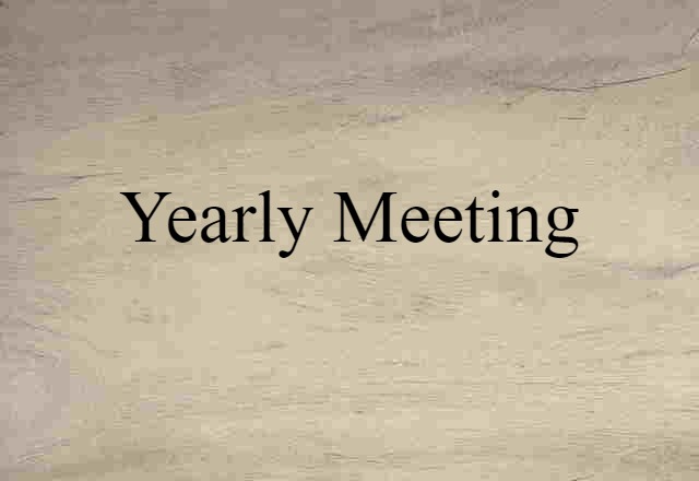 Yearly Meeting