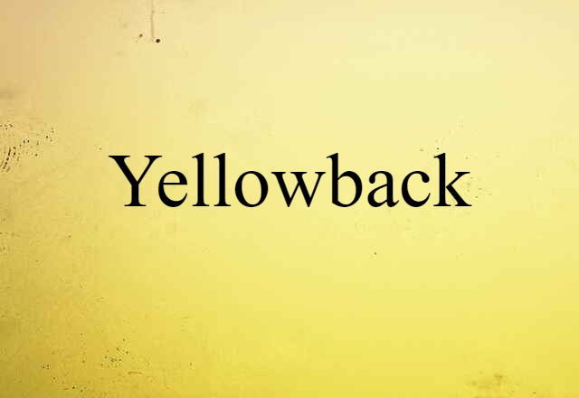 yellowback